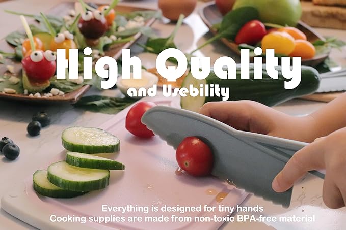 Unicorn Kids Baking Set with storage case, real working utensils, cookie cutters, and baking supplies, beautiful unicorn apron for kids