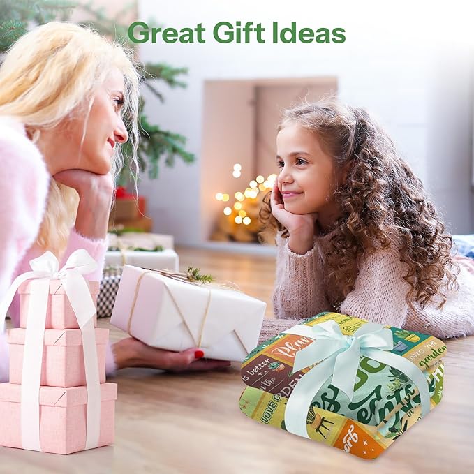 Gardening Gifts for Women, Plant Gifts Blanket, Plant Gifts for Plant Lovers, Gifts for Gardeners Woman, Blanket for Plant Lover Mom Aunt Grandma Daughter Mothers Day Christmas 40x50 Inch