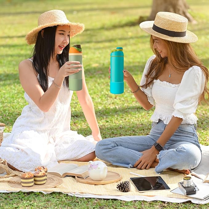 2PCS Silicone Water Bottle Boot for Owala 24oz 32oz 40oz, Anti-Slip Protective Sleeve Bottom Bumper Protector for FreeSip, Twist, and Flip Stainless Steel Water Bottles