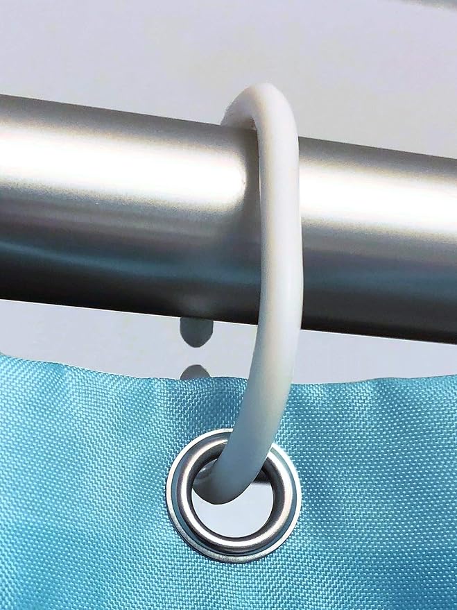 Friendly Shark Shower Curtain. Great for Kids or Gag Gift. Master, Guest, Kids, Boys Bathroom.