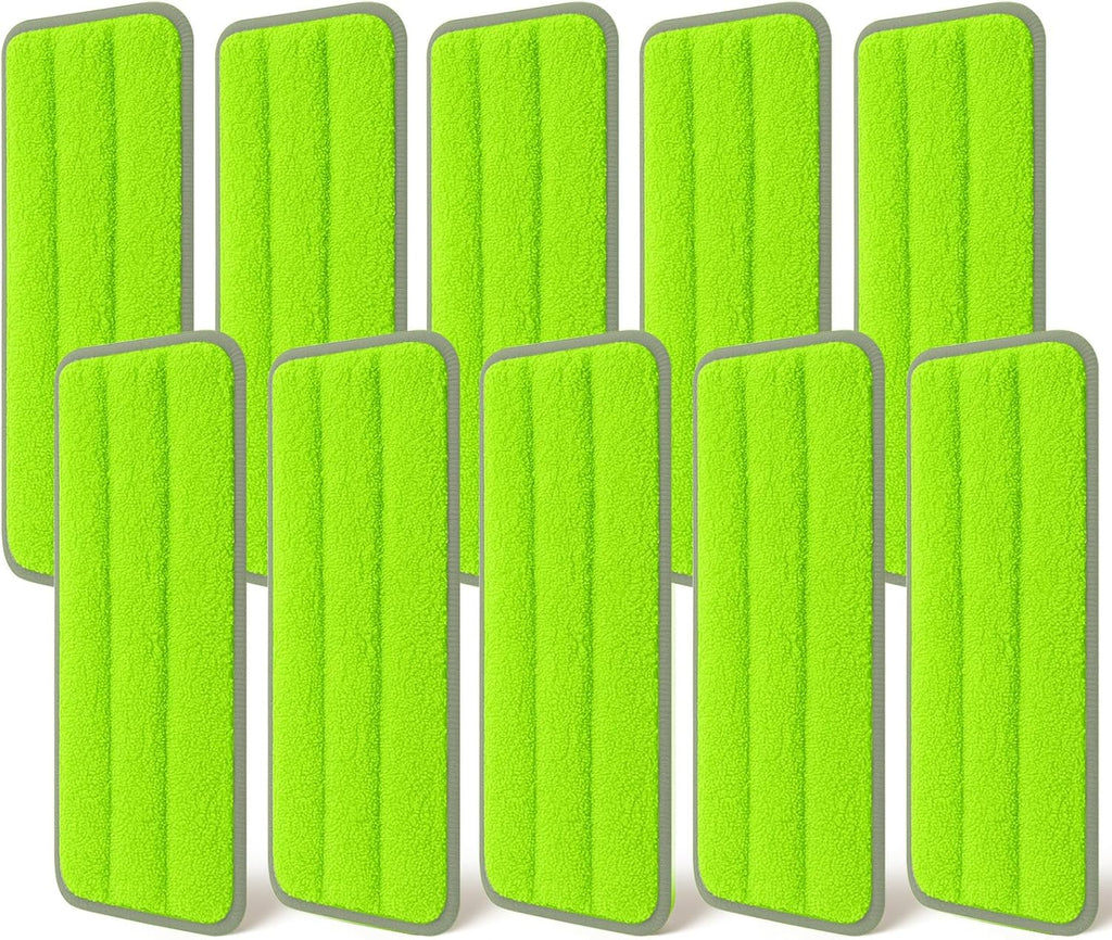 10Pcs Mop Replacement Pads,Compatible with Libman Rinse 'n Wring Mop Universal Mop Pads Mop Head Refills Washable Wet Mop,Compatible with Most 11-13” Size Mops