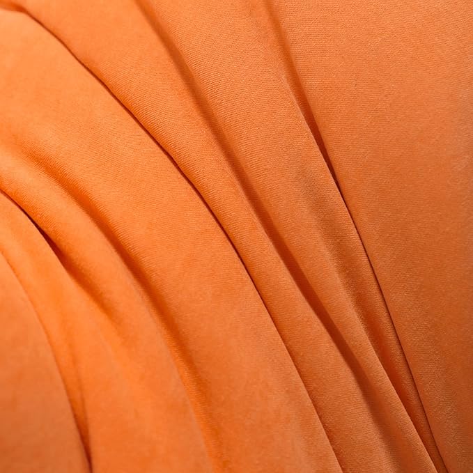 NTBAY Tiny Pillows, Down Alternative 7"x11" Microfiber Mini Pillows for Travel, Pets, Soft Machine Washable Small Pillows for Neck, Wrist, Lumbar and Knee, Orange