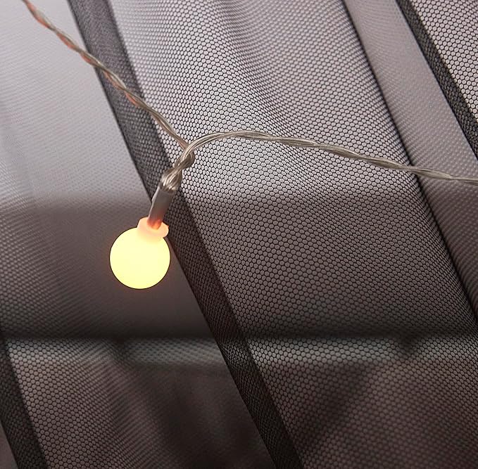 Mengersi Bed Canopy Mosquito Net for Bed,Canopy Bed Curtains Elegant Bed Drapes Screen Netting Canopy Curtains Bedroom Decor (Black, Full/Queen)