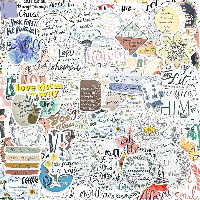 200PCS Inspirational Stickers for Stanley Cup - Waterproof Vinyl Aesthetic Stickers for Water Bottle Laptop Tumbler Phone Case Scrapbooking Skateboard Teens Girls Aldult Kids