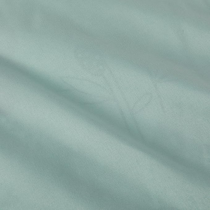 Amazon Basics 5 Piece Microfiber Kid's Bed-in-a-Bag Bedding Set, Twin, Bluish Flowers, Floral