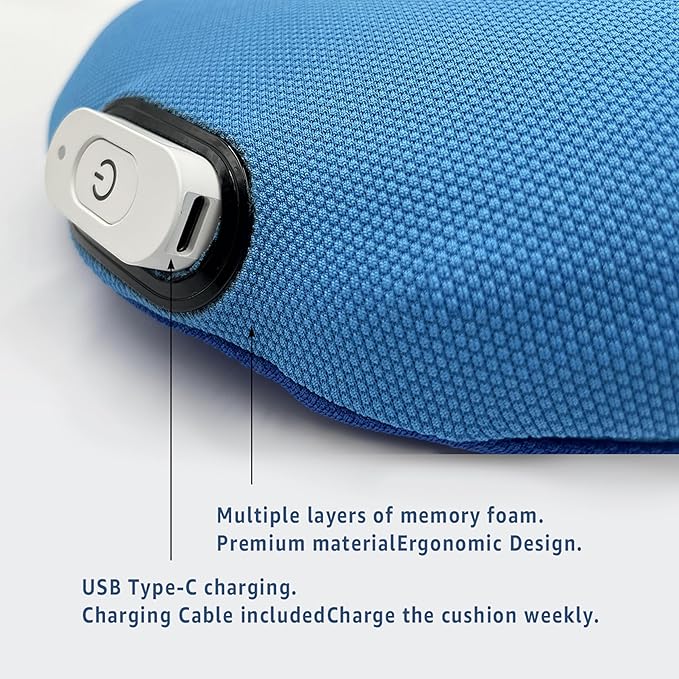 Madam Uniq BAJ Smart Back Cushion, Office Chair Back Cushion, Adjustable Lumbar Support, Personalized Comfort, Ergonomic Back Smart Back Cushion, Support for Lower Back Pain Relief